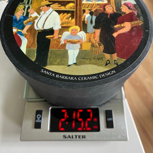 Guy Buffet Italian Village Plates Set of 6 Santa Barbara Ceramic w Box Unused - Picture 12 of 13